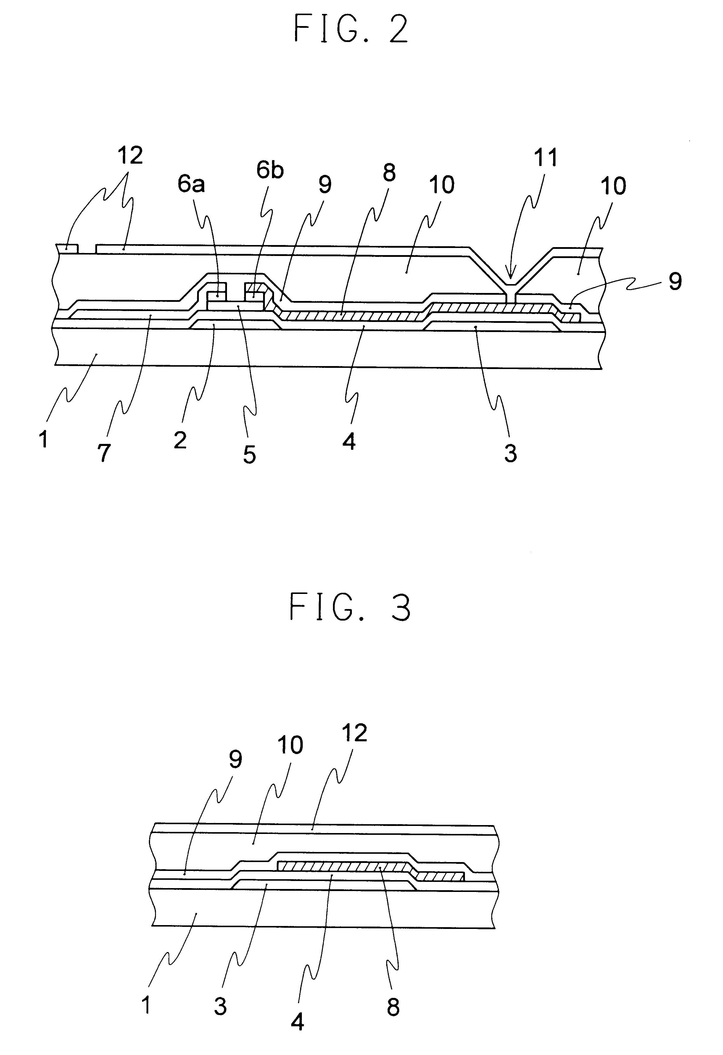 Active matrix LCD in which a change in the storage capacitance Cs due to having multiple exposure regions is compensated for by a change in the coupling capacitance Cgd