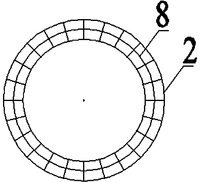 Cylindrical workpiece outer circle machining clamp and using method thereof