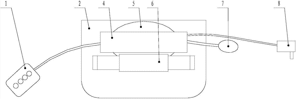 Treating pillow for cervical vertebra