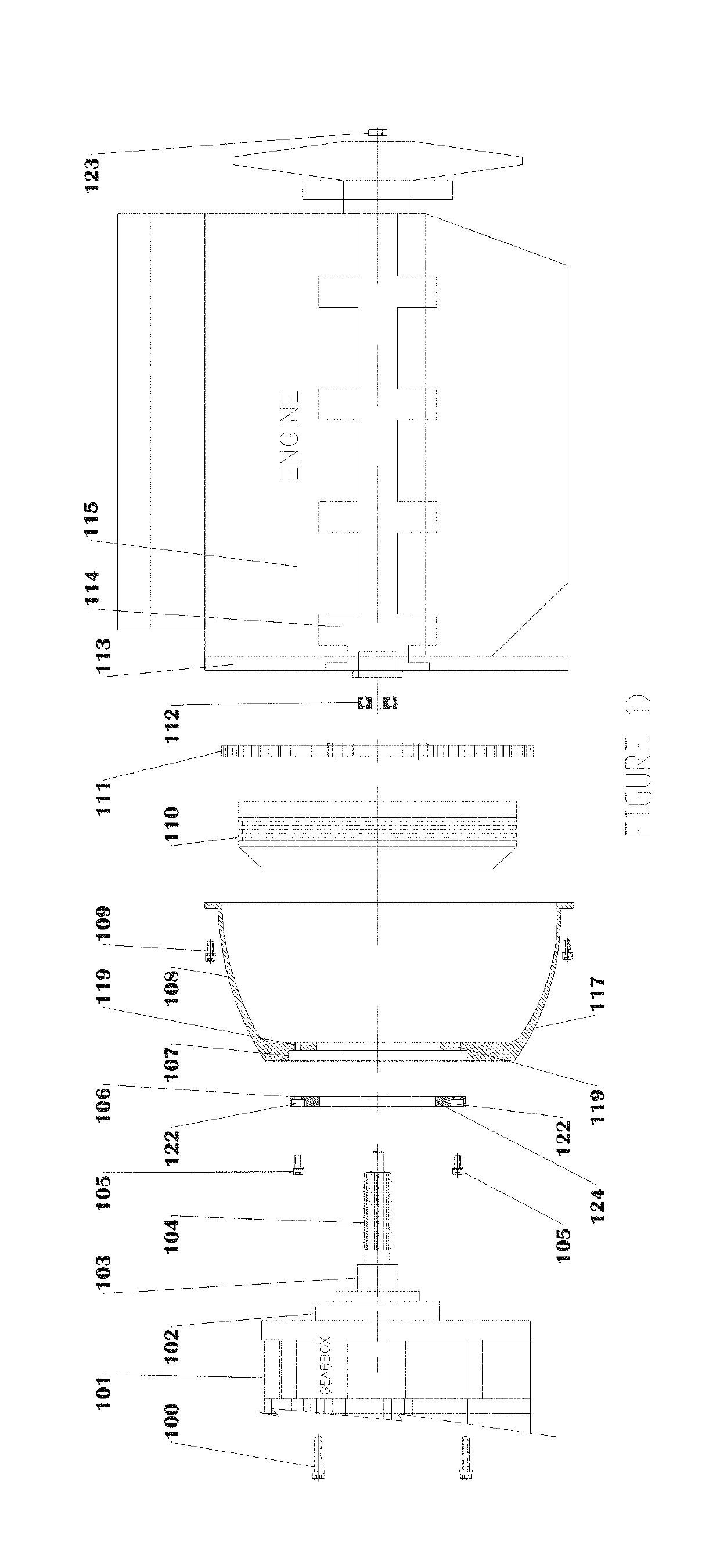 Adjustable register bell housing