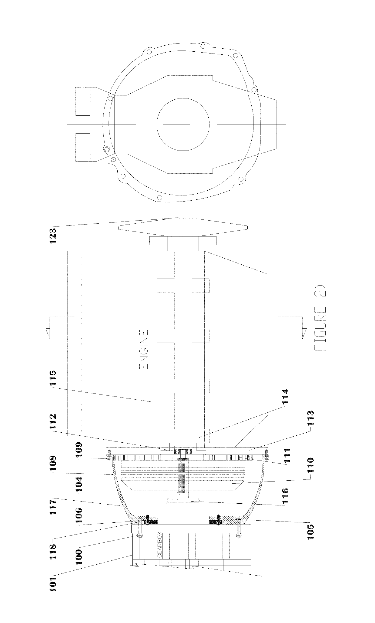 Adjustable register bell housing