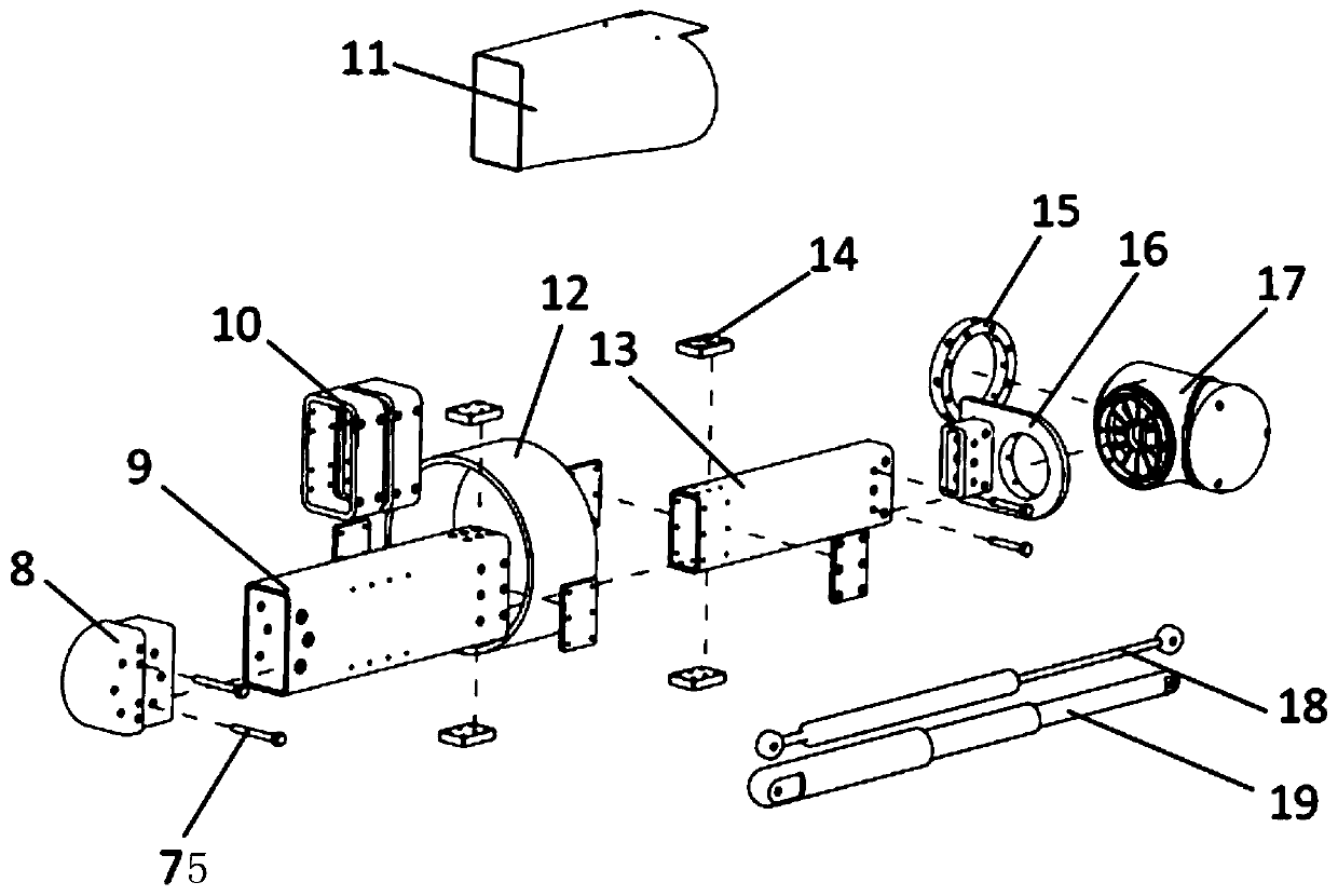 A multi-degree-of-freedom active adjustment sitting and lying lower limb rehabilitation device