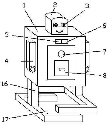 Walkable robotic pencil sharpener