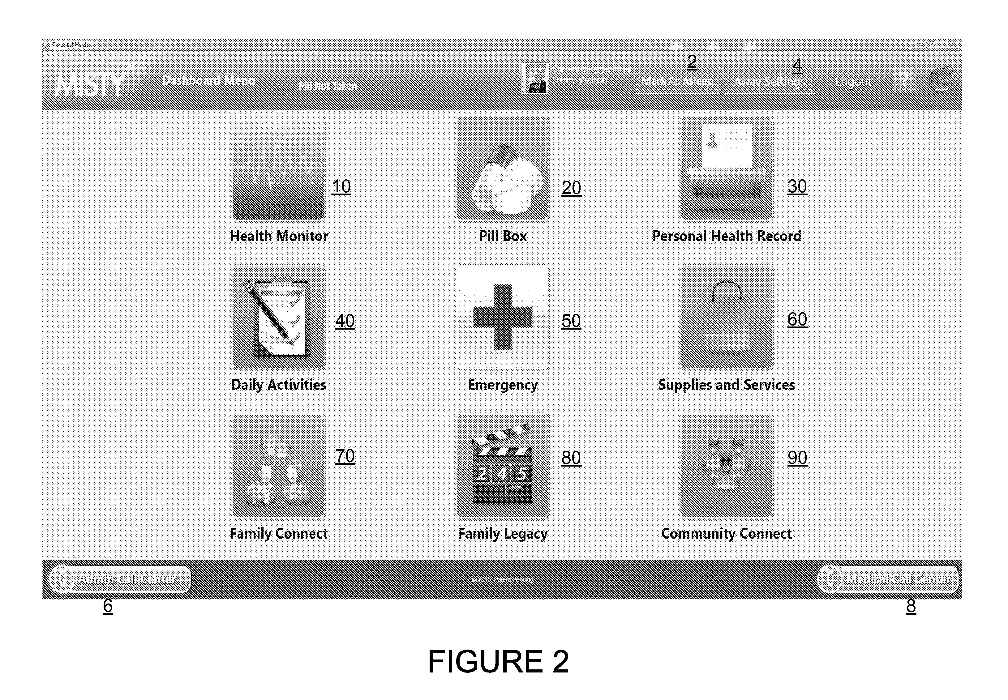 In-home health monitoring apparatus and system