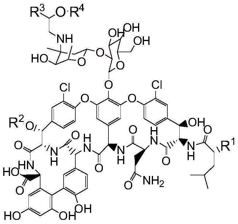 Vancomycin derivatives and preparation and application thereof