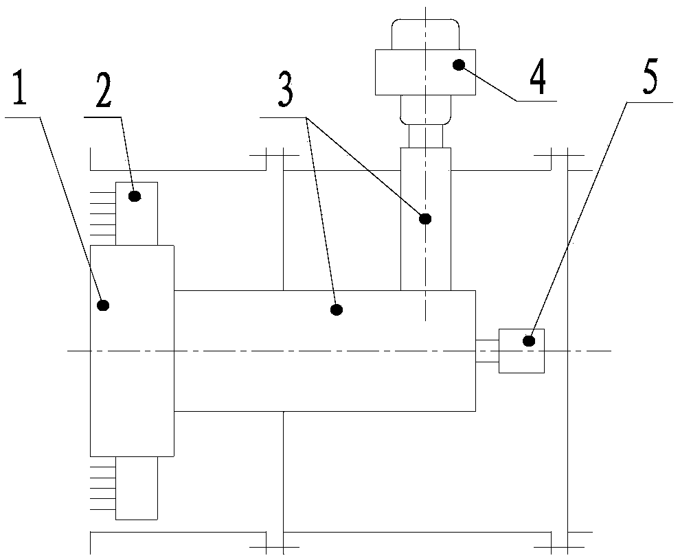 Rotating measurement device for outlet temperature field of aero-engine combustion chamber