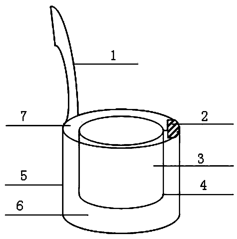 Preparation method of brain tissue rapid freezing section