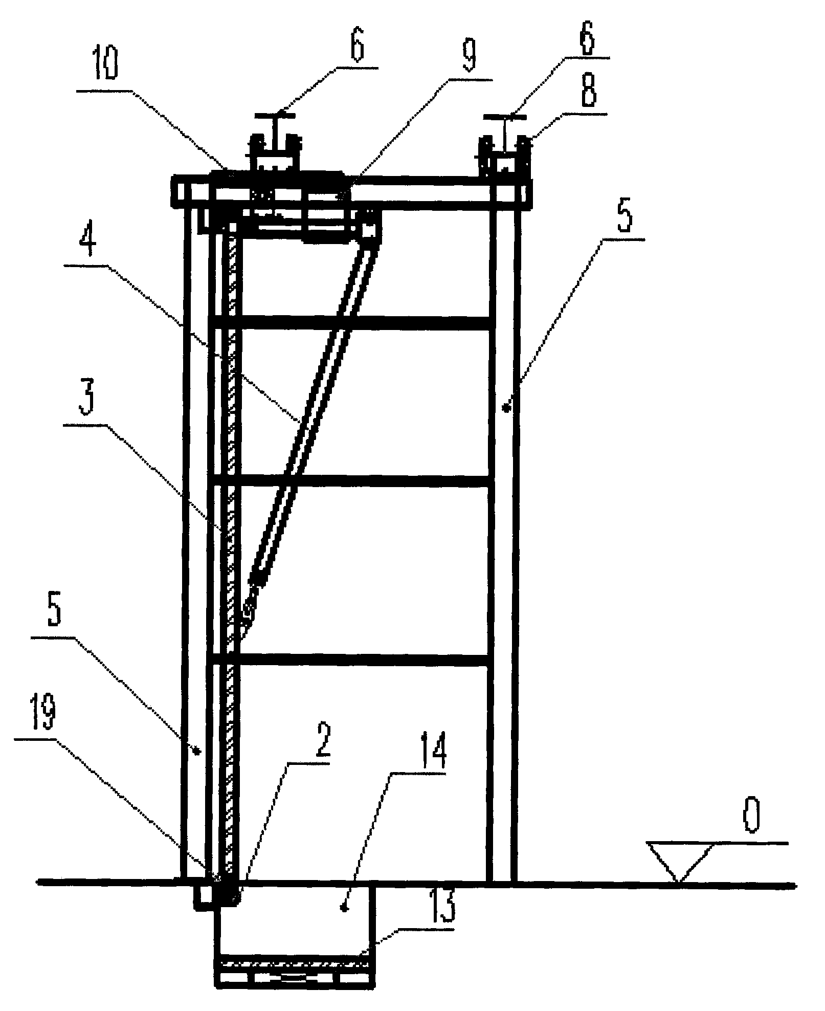 Fully automatic hanging arc guide rail two-dimensional electromagnetic shielding door