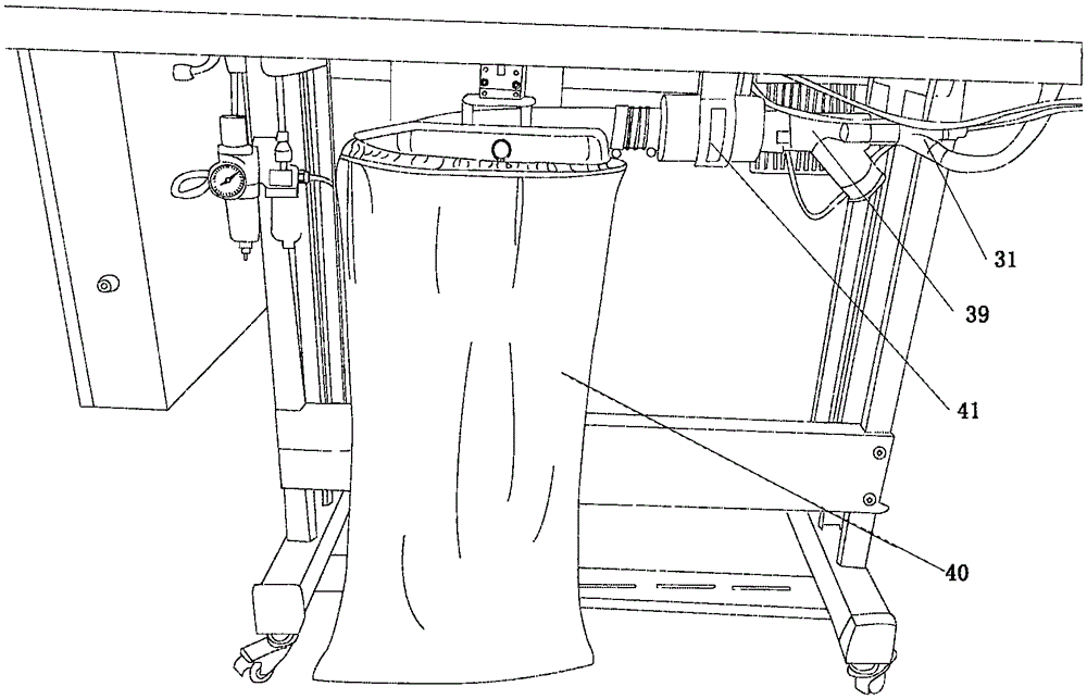 Intelligent glove hemming machine having display screen