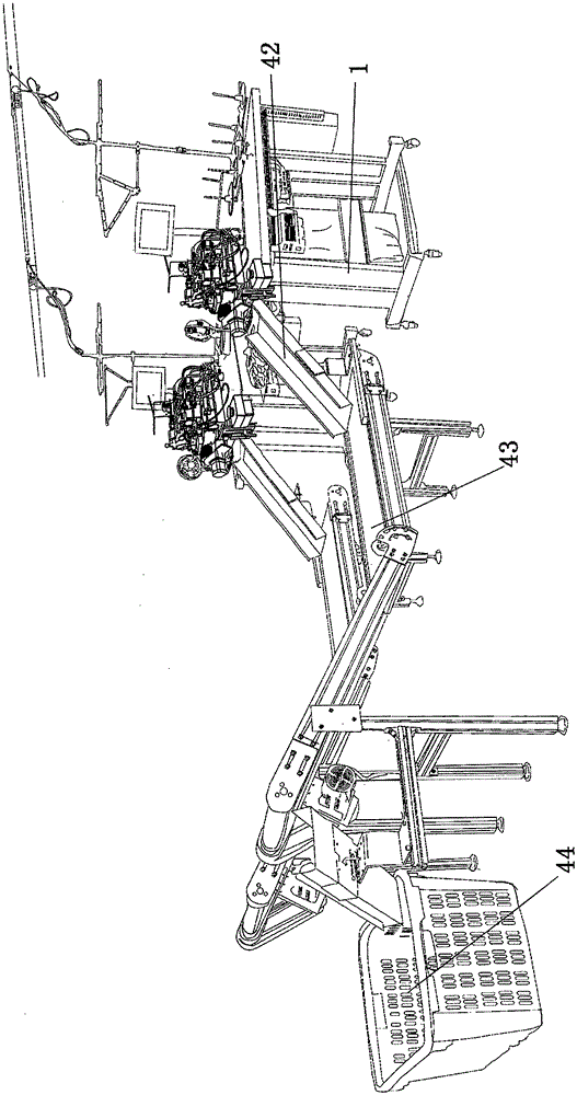 Intelligent glove hemming machine having display screen