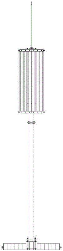 Pressurized roof communication tower and its installation method