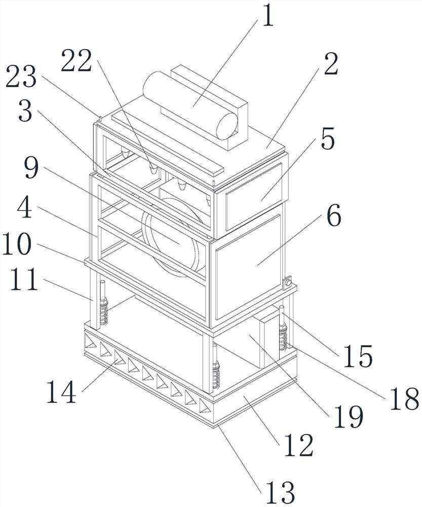 Forklift headlamp mounting structure