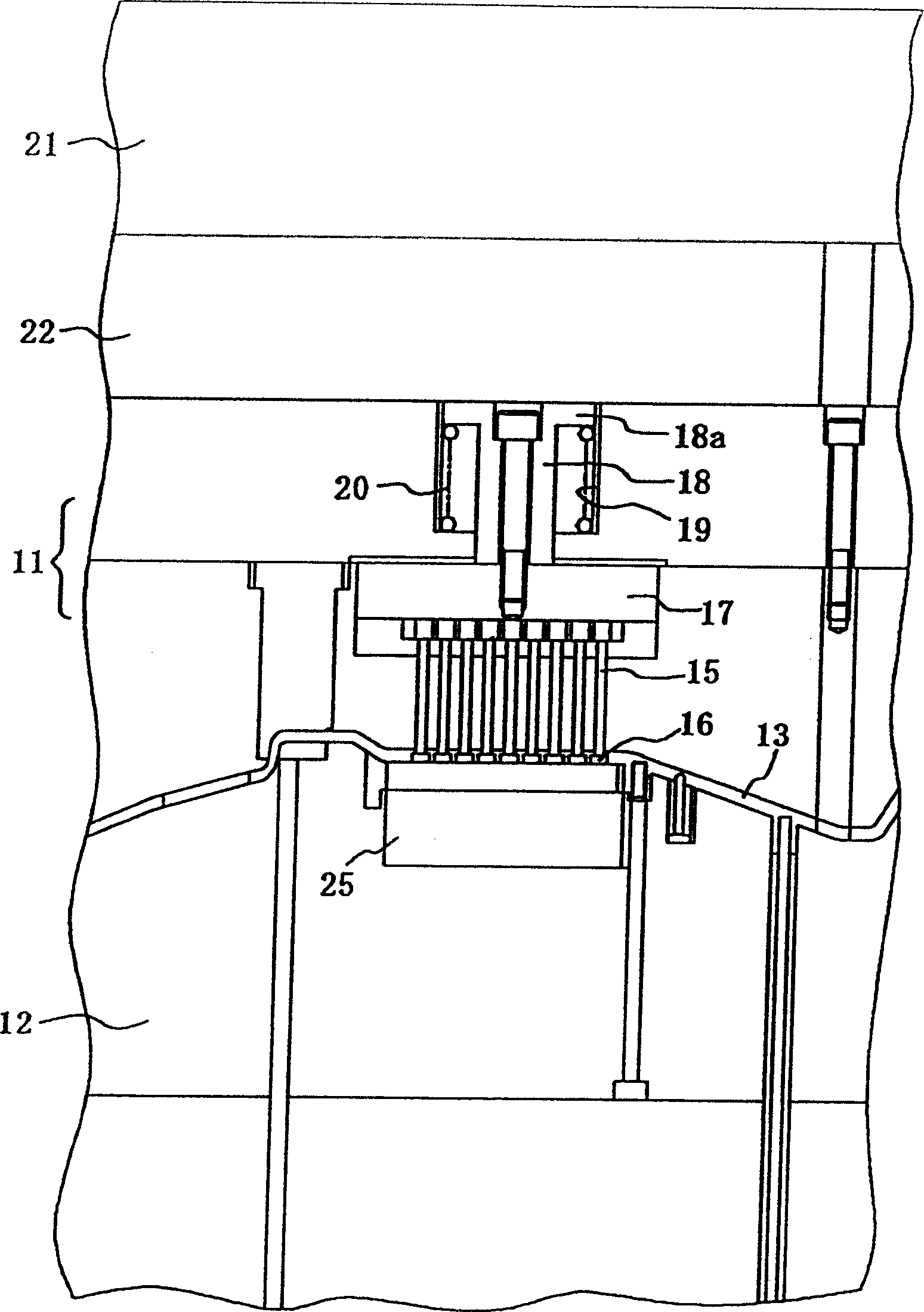 Shaping mould device