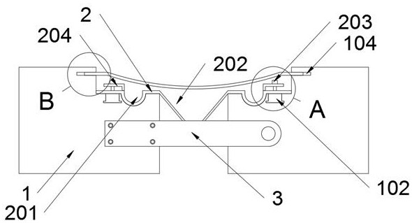 Expansion joint waterproof structure for bridge engineering construction