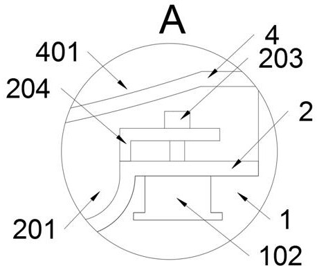 Expansion joint waterproof structure for bridge engineering construction