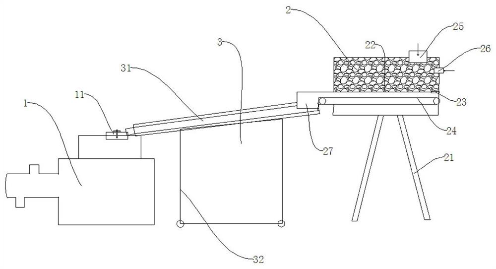 A convenient steam explosion device for blasting dry bark of Eucommia