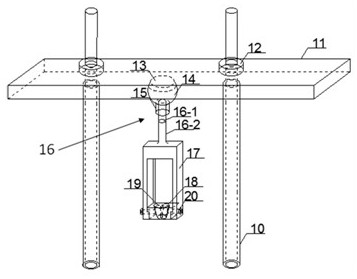 Aeolian sand anchor rod drawing test device and test method thereof