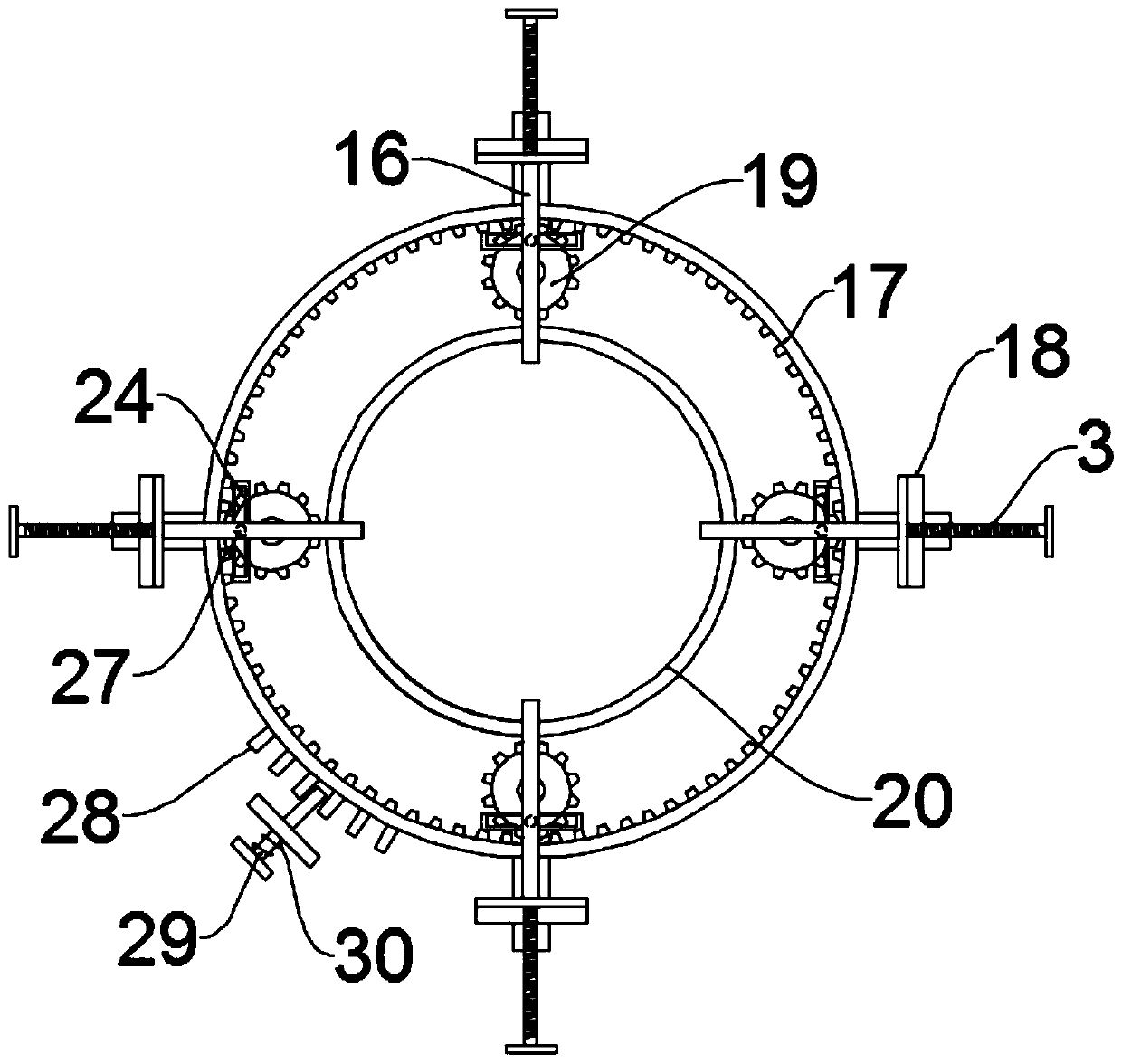 Plate punching device for furniture production