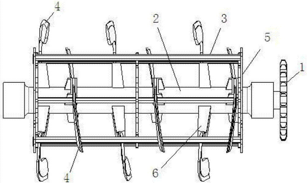 Draw bench knife roll