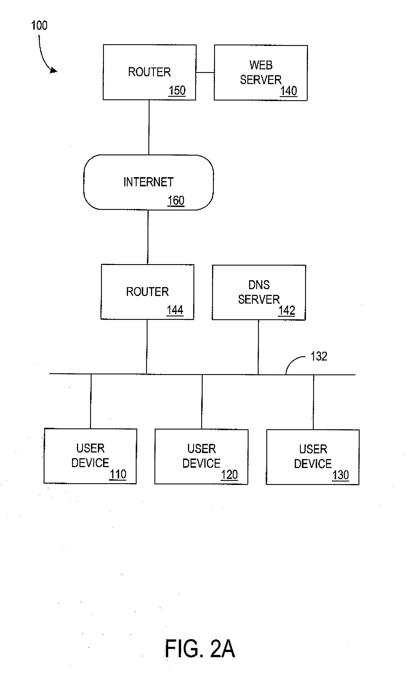 Method and system for providing a link in an electronic file being presented to a user