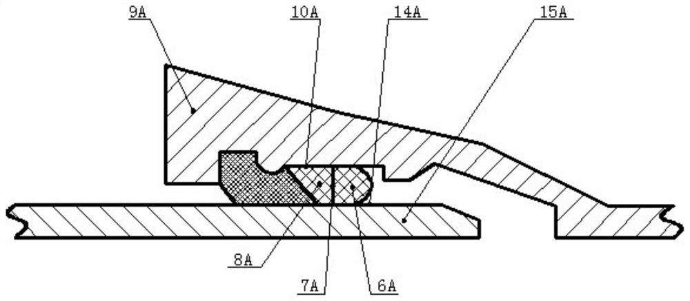 Pipeline interface sealing device and preparation method thereof