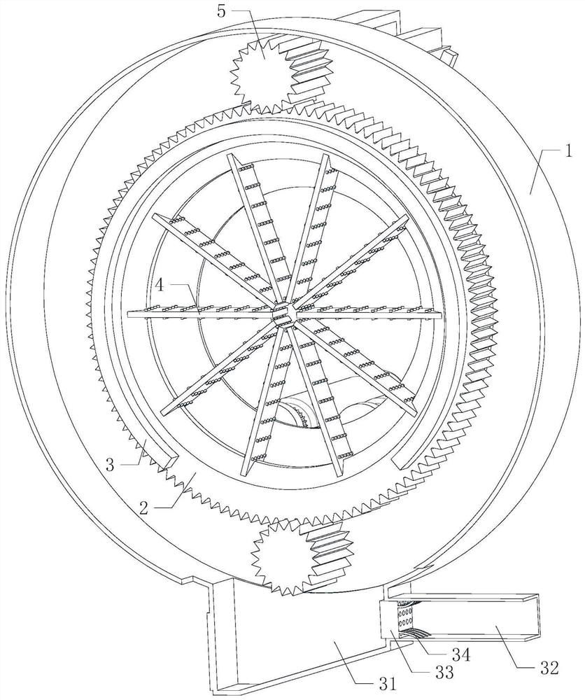 A grinding and polishing machine tool for processing hydrogen cylinders