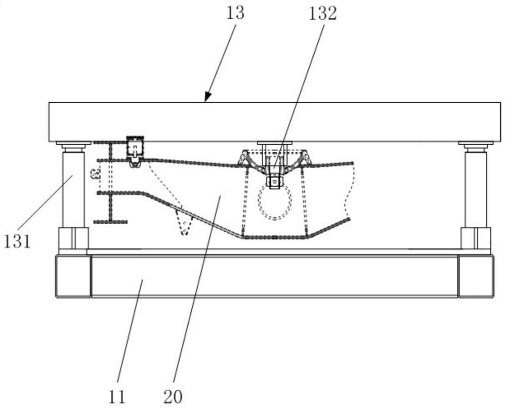 Bogie frame pedestal seat assembly device