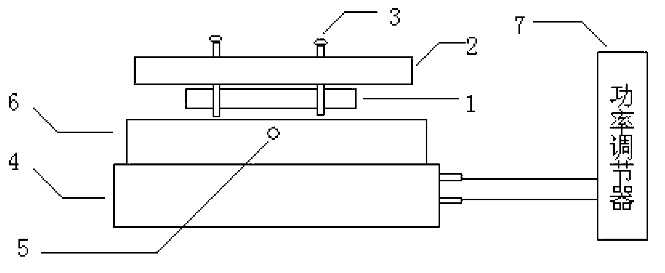 Welding device and welding method for high temperature superconducting strip