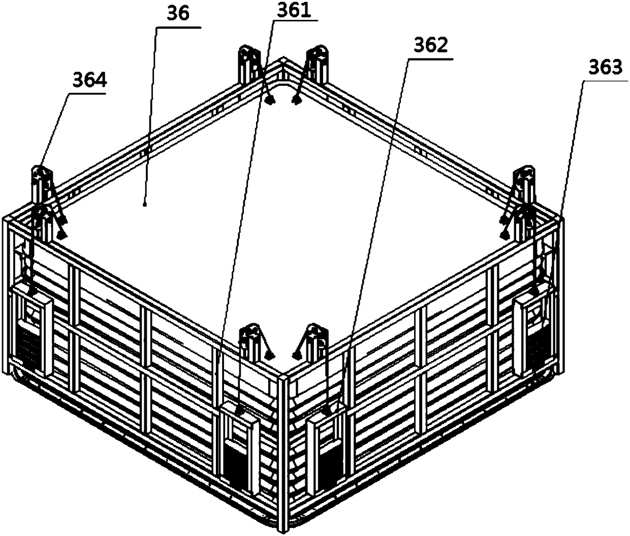 High-temperature, high-pressure, and high-humidity exhaust gas collection device for instant release