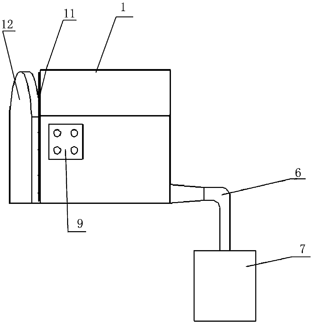 Lithium ion battery die cutting waste winding device