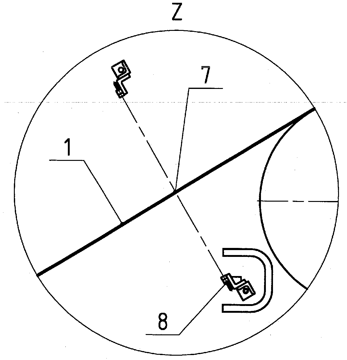 Reversible cold rolling accurate fixed-length rolling control device