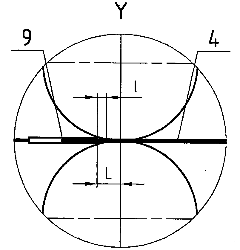 Reversible cold rolling accurate fixed-length rolling control device