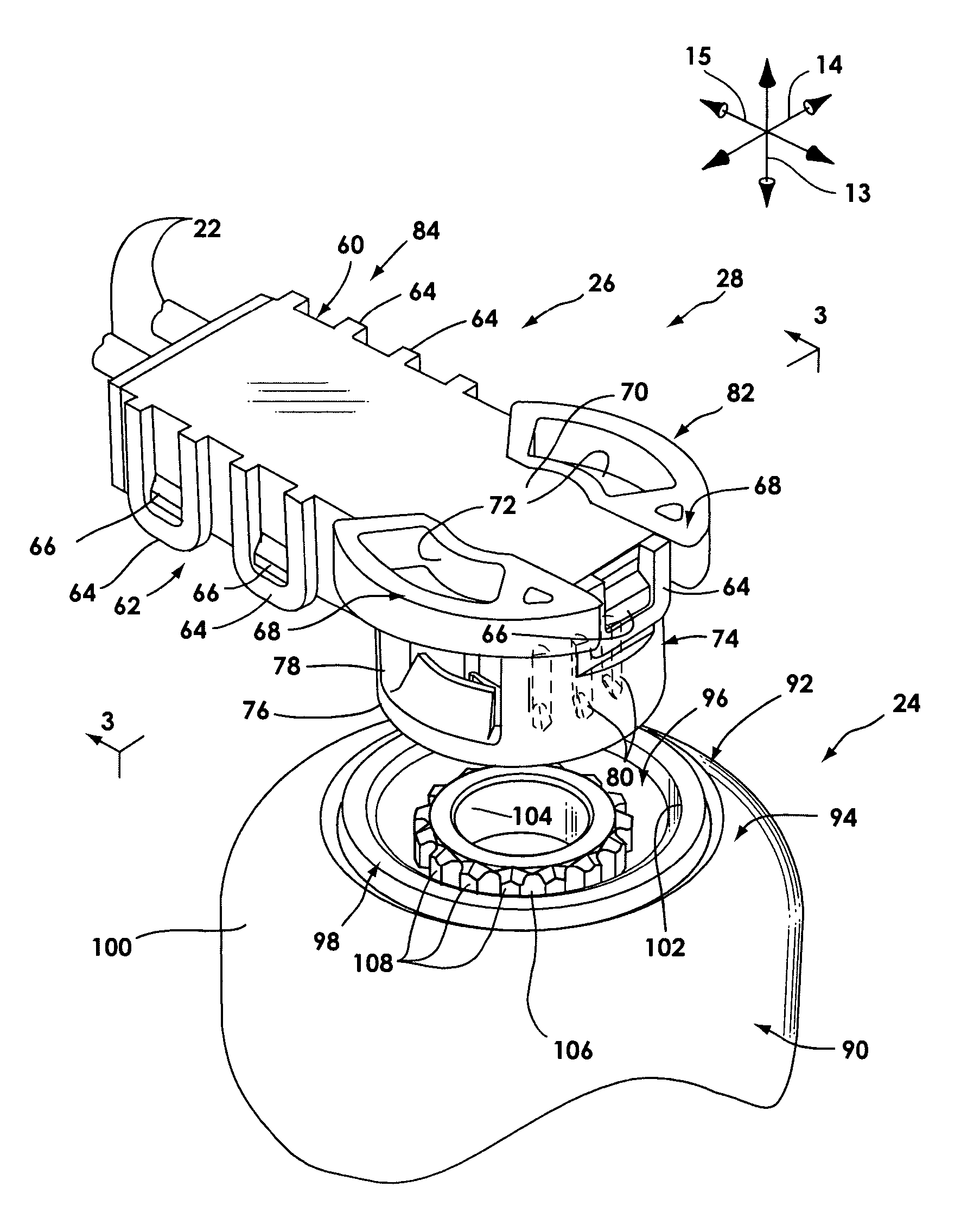 Electrical connection apparatus and method for an airbag inflator