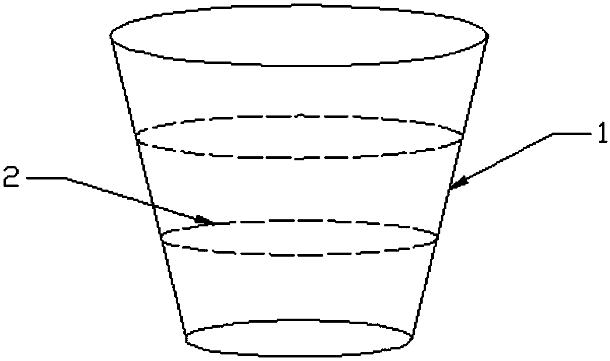 Plant root-knot nematode potting three-layer sick soil inoculation method