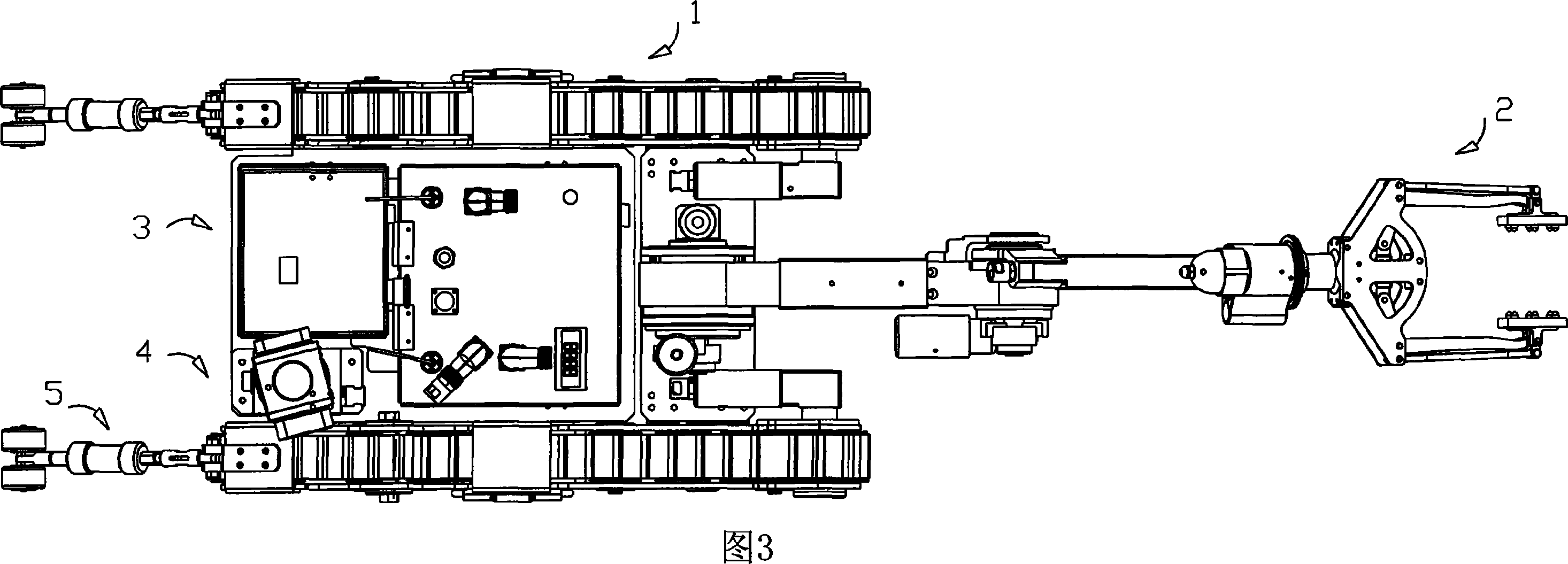 Robot for eliminating exploding and danger