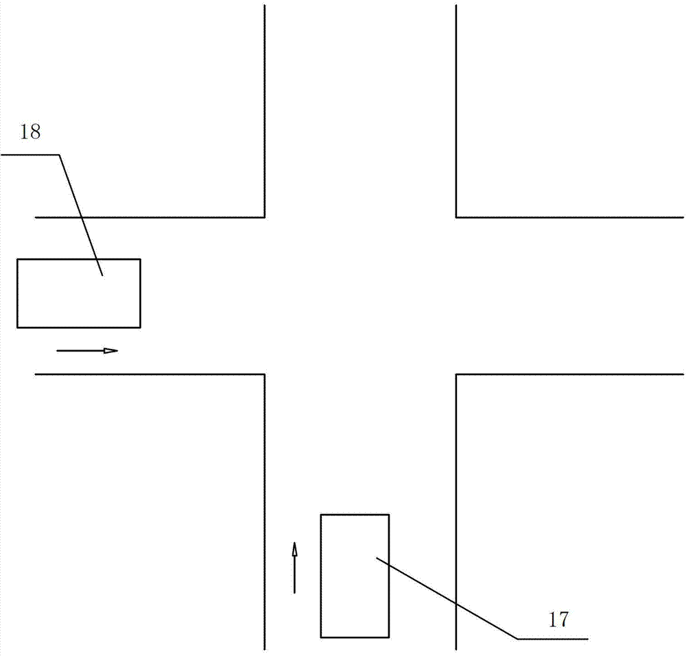 Control system and control method for actively avoiding side collision of automobile