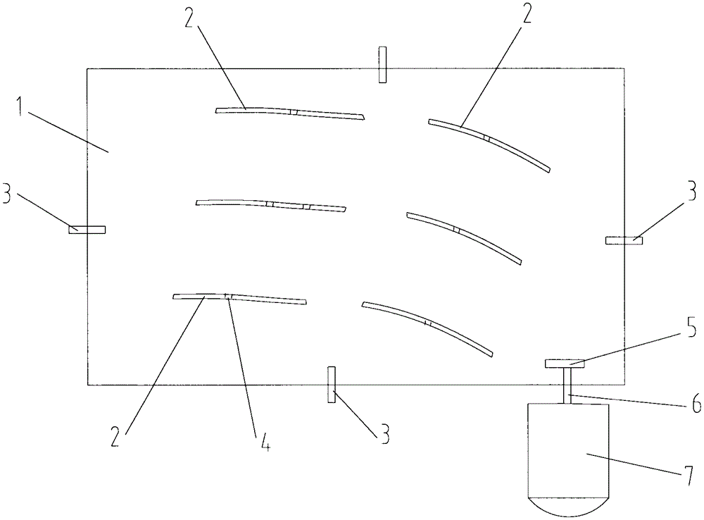 Water flow generation device in crab culture pond