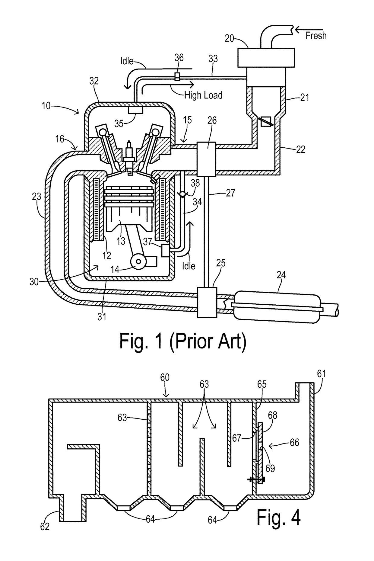 Crankcase ventilation pressure management for turbocharged engine