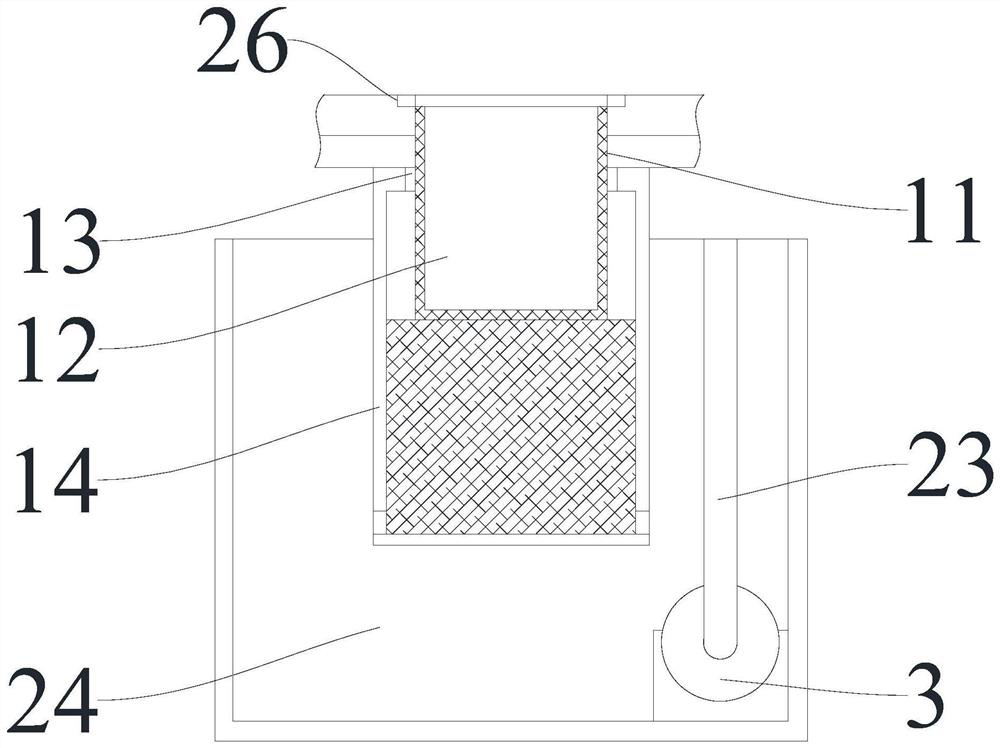 Water expansion type cleaning equipment for sausage casing production and processing