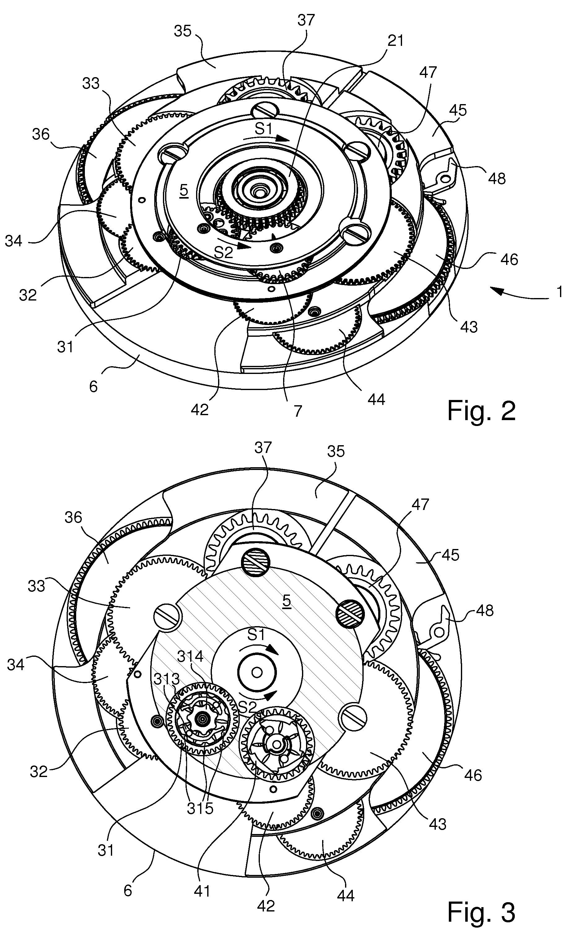 Timepiece movement fitted with a vibrating alarm