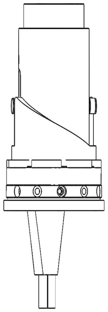 Two-side clamping type impact actuating device