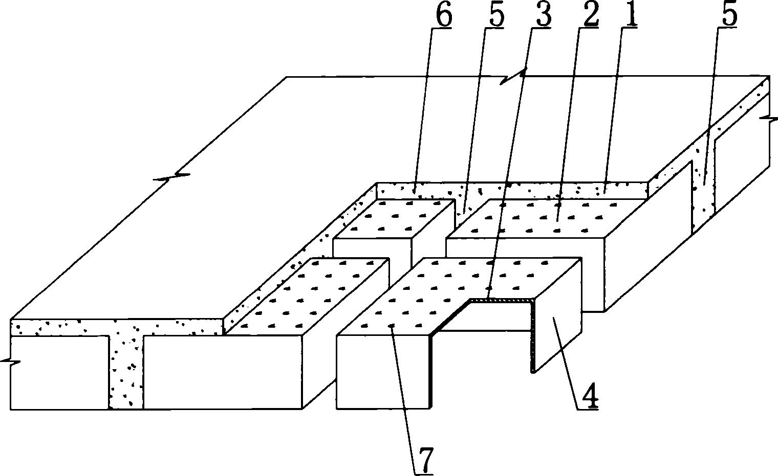 In-situ concrete plate