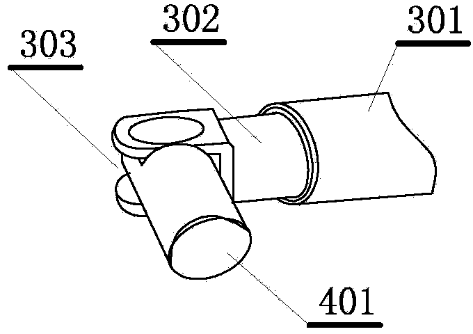 Pedestal pan type quick physical examination device