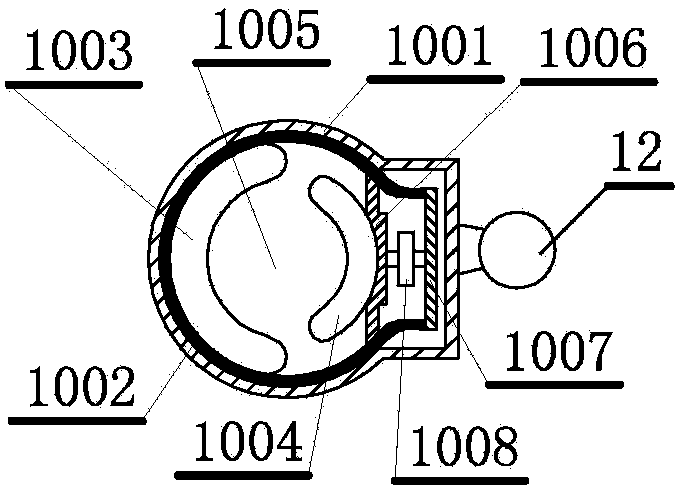 Pedestal pan type quick physical examination device