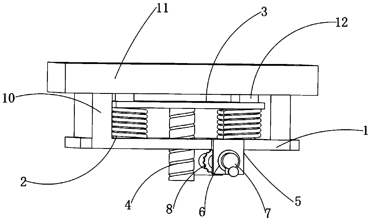 Portable ejection mechanism for storage battery mold