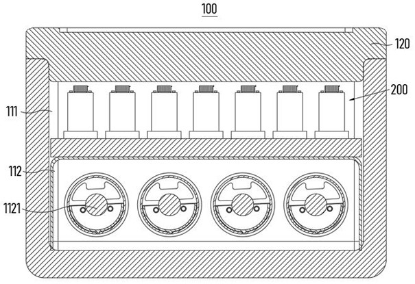 Test tube storage device suitable for cardiovascular department and method thereof