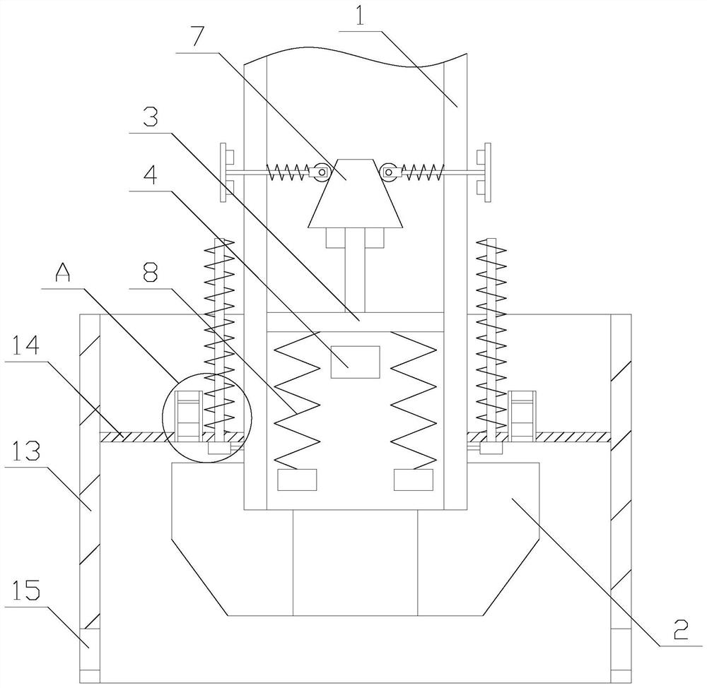 Wafer adsorption device with anti-falling function