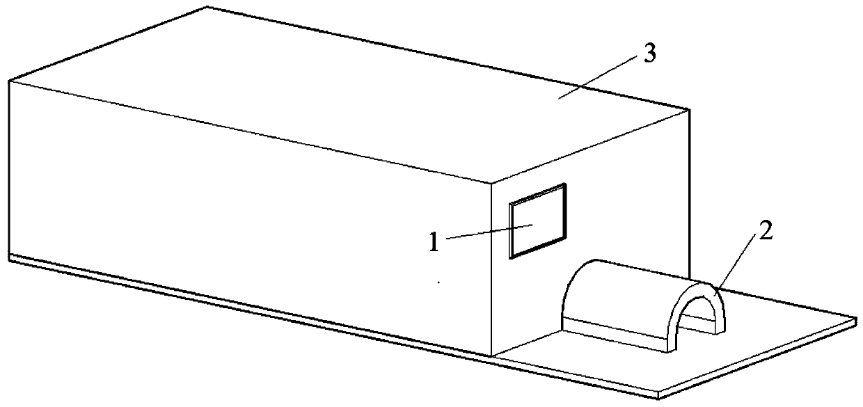 Indoor large-scale comprehensive simulation test platform and method for tunnel dangerous rock collapse