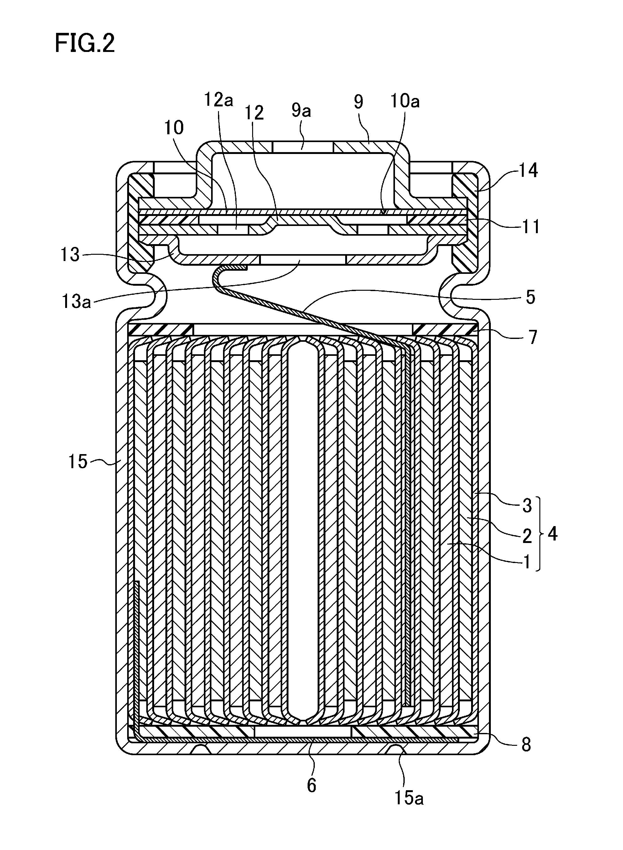 Hermetic battery