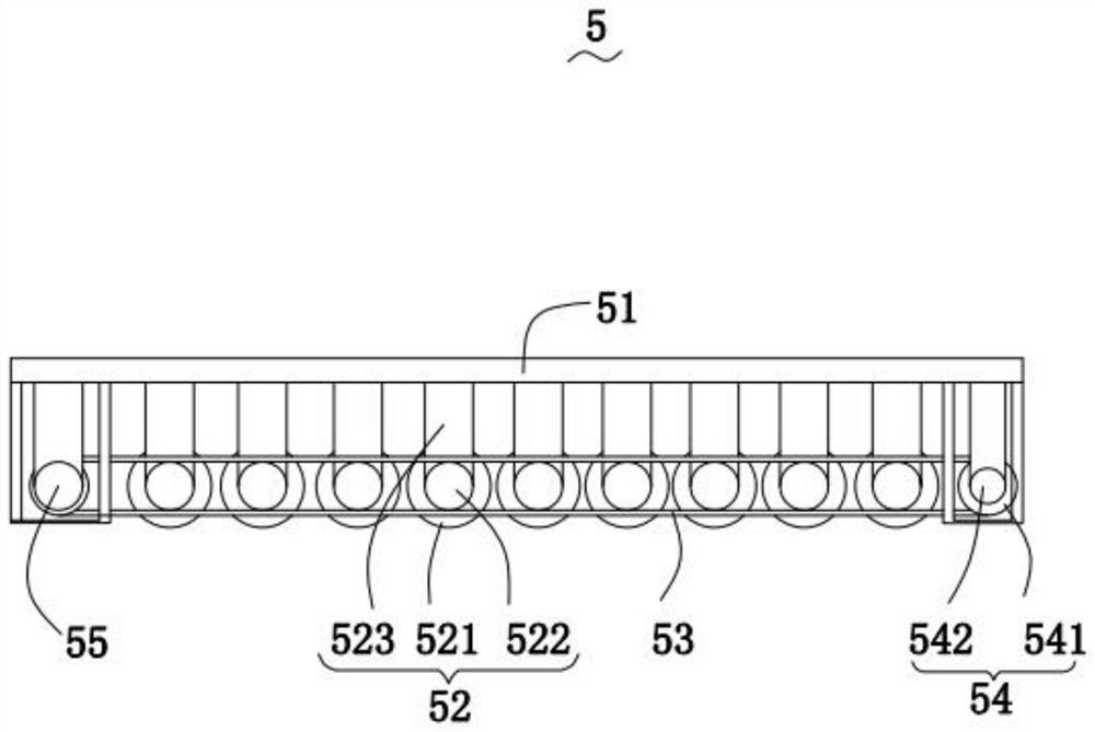 An aluminum profile cutting device